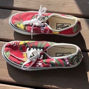 Women’s small 8.5 Custom Vans shoes NWOT
